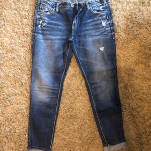 Silver Jeans Girlfriend Jeans - like new